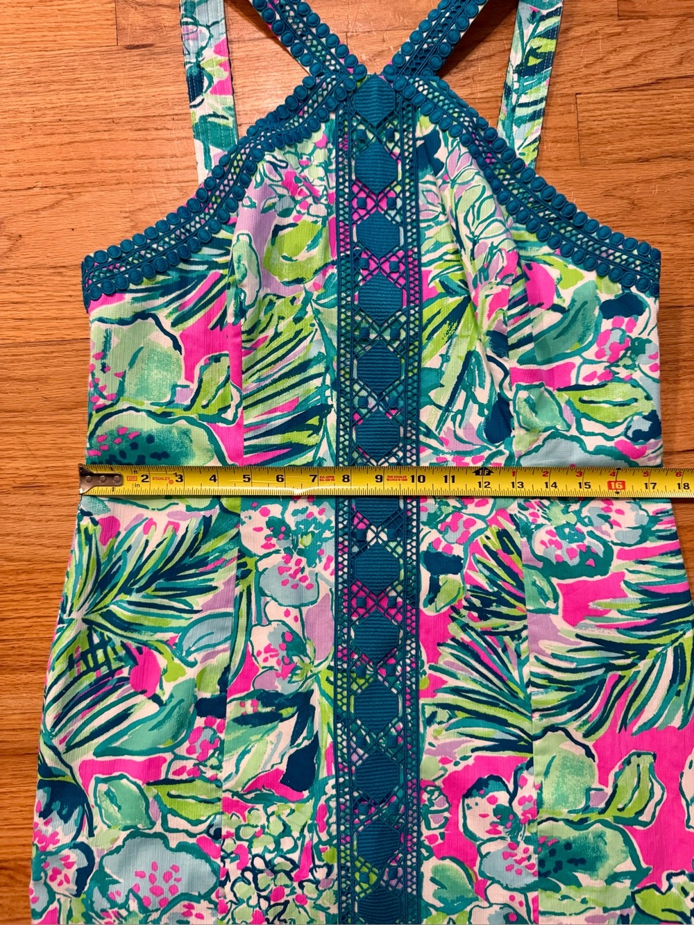 Lilly Pulitzer Vena Stretch Shift Dress – Early Bloomer – Size 12 – NWOT - Picture 4 of 9
